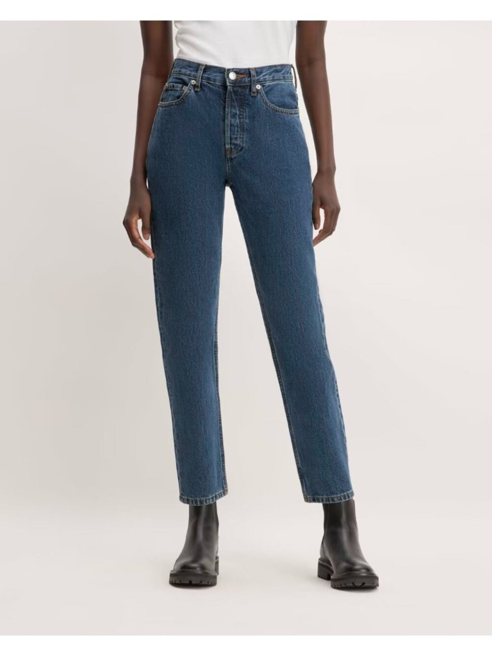Everlane The 90's Cheeky Jean in Deep Atlantic Blue Women's Size 29 Ankle NWOT